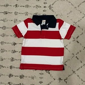 Gymboree Boys American Flag Patriotic Polo Shirt